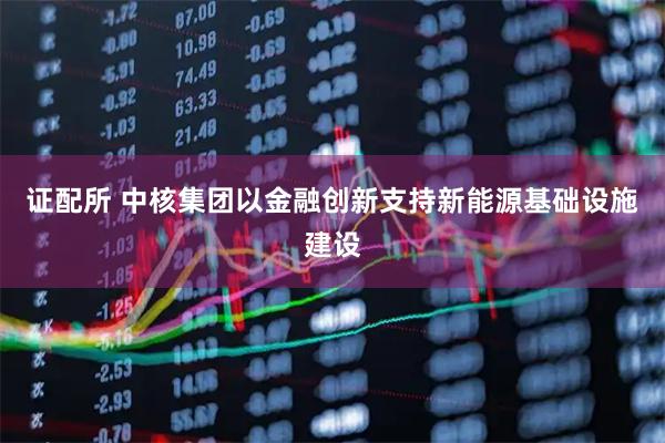 证配所 中核集团以金融创新支持新能源基础设施建设